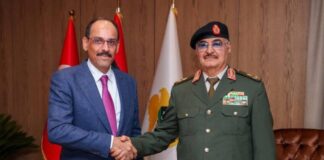 رئيس جهاز المخابرات التركية إبراهيم كالين قائد القيادة العامة خليفة حفتر