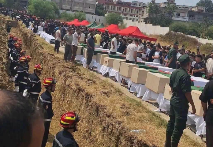 حرائق في الشرق الجزائري