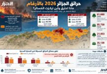 حرائق الجزائر 2026